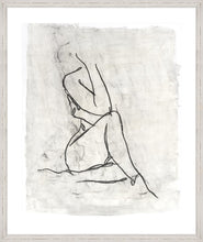 Load image into Gallery viewer, embellished nude contour sketch i
