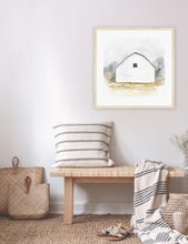 Load image into Gallery viewer, white barn watercolor ii
